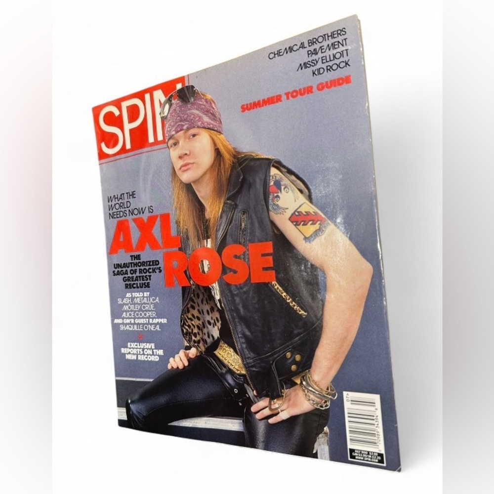 Spin Magazine Featuring Axl Rose